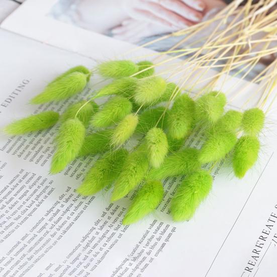 1 Set Dried Flower Bouquet Romantic Easter Celebration Bunny Tail Household Products