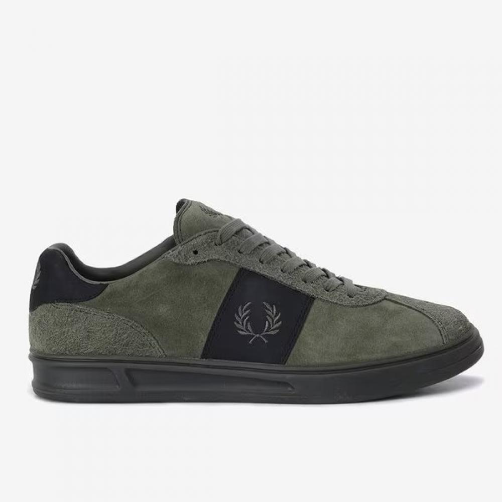 

Fred Perry B4 Suede Khaki Leather Sneakers Sfpm2438325 X92 SFPM2438325_X92/290