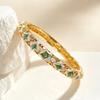 Emaille Blumen Chinesische Blume Armreif Bunt Damen Armband Vintage Cloisonné Armreif Mädchen