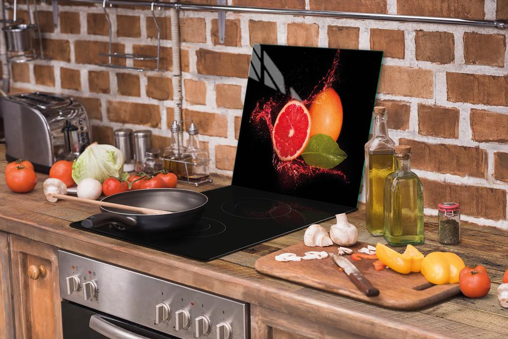 SZKLANA DESKA DO KROJENIA 52x40 GREJPFRUT
