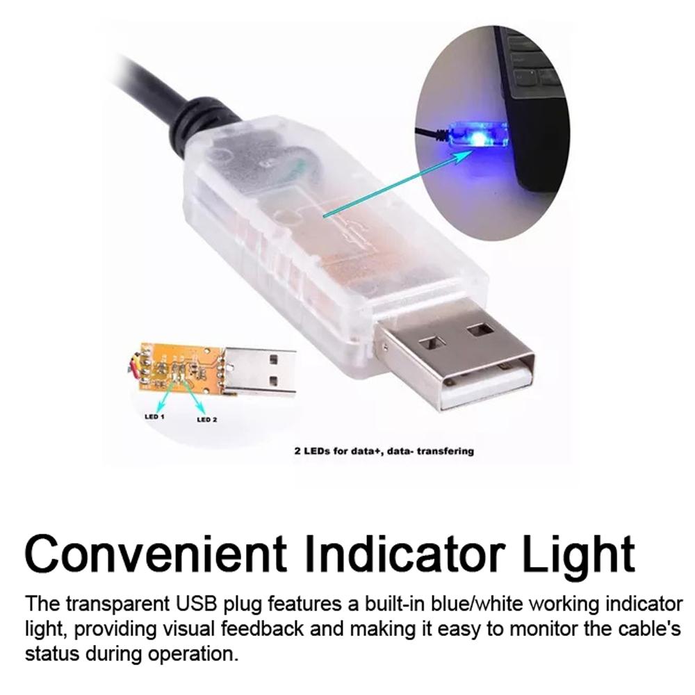 USB Male To XLR 3 Pin Female Adapter Cable USB DMX512 Interface Adapter Cable with Built-in FTDI