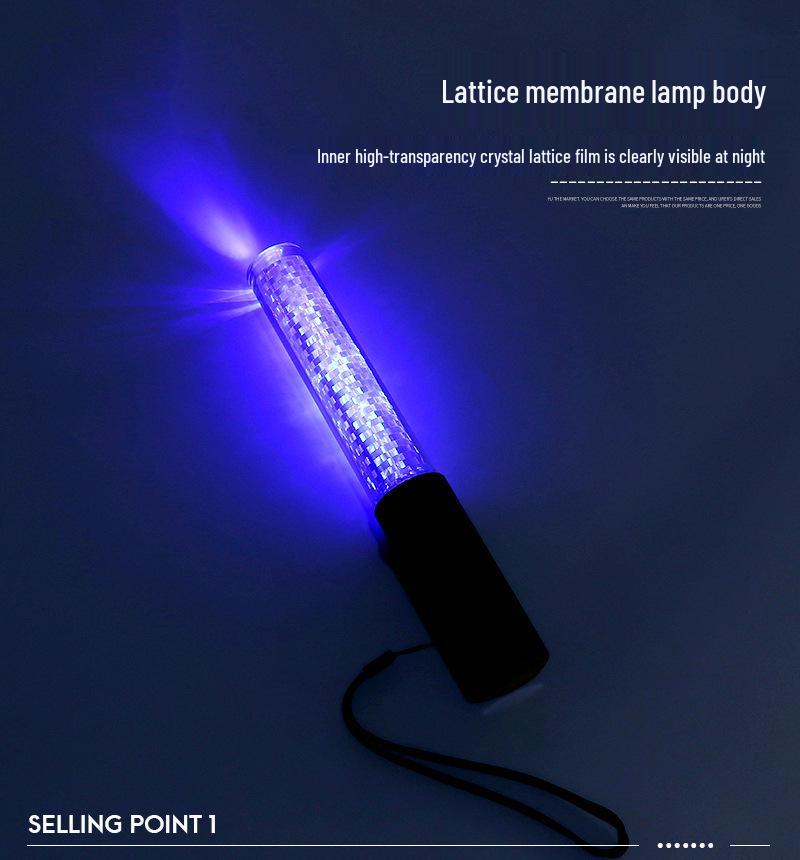 Rechargeable 26CM LED Glow Stick Traffic Baton with Multifunctional Warning Support