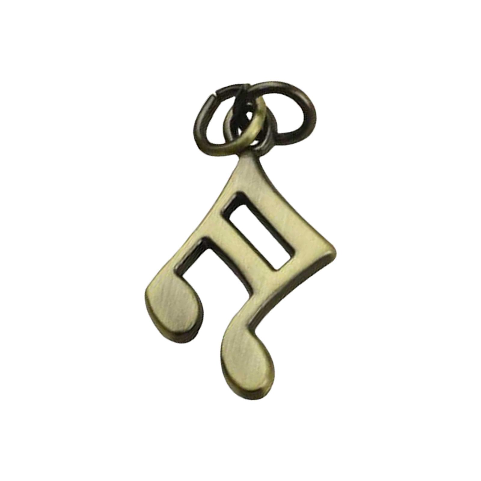 

Alloy Music Note Charm For Bags Jewelry Lightweight Durable Fashion Accessory Gift For Music Lovers бронзовый