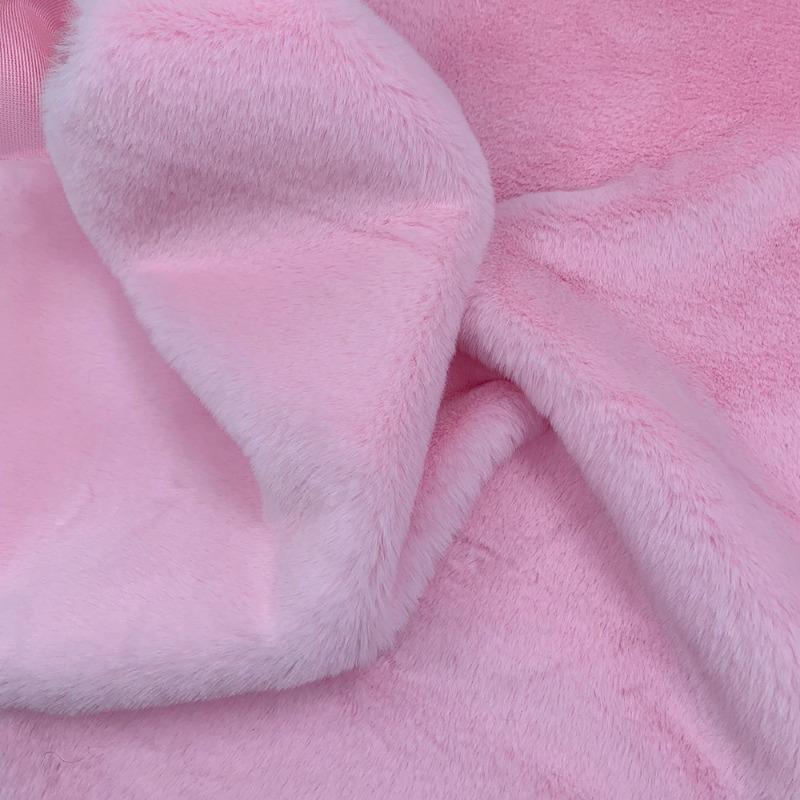 10mm Thickened Imitate Rabbit Fur Plush Fabric Thickened Polyester Artificial Wool Doll Cotton Doll Material Decorative Fabric