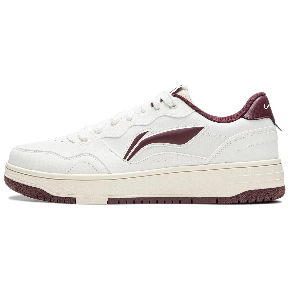 

Новые LiNing Tianji Мягкие Противоскользящие Амортизирующие Износостойкие Легкие Низкие Кеды для Скейтборда Мужские Бело-Фиолетовые AGCU317-4 39