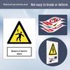 Acrylic Electrical Safety Warning Sign - Follow Operating Procedures