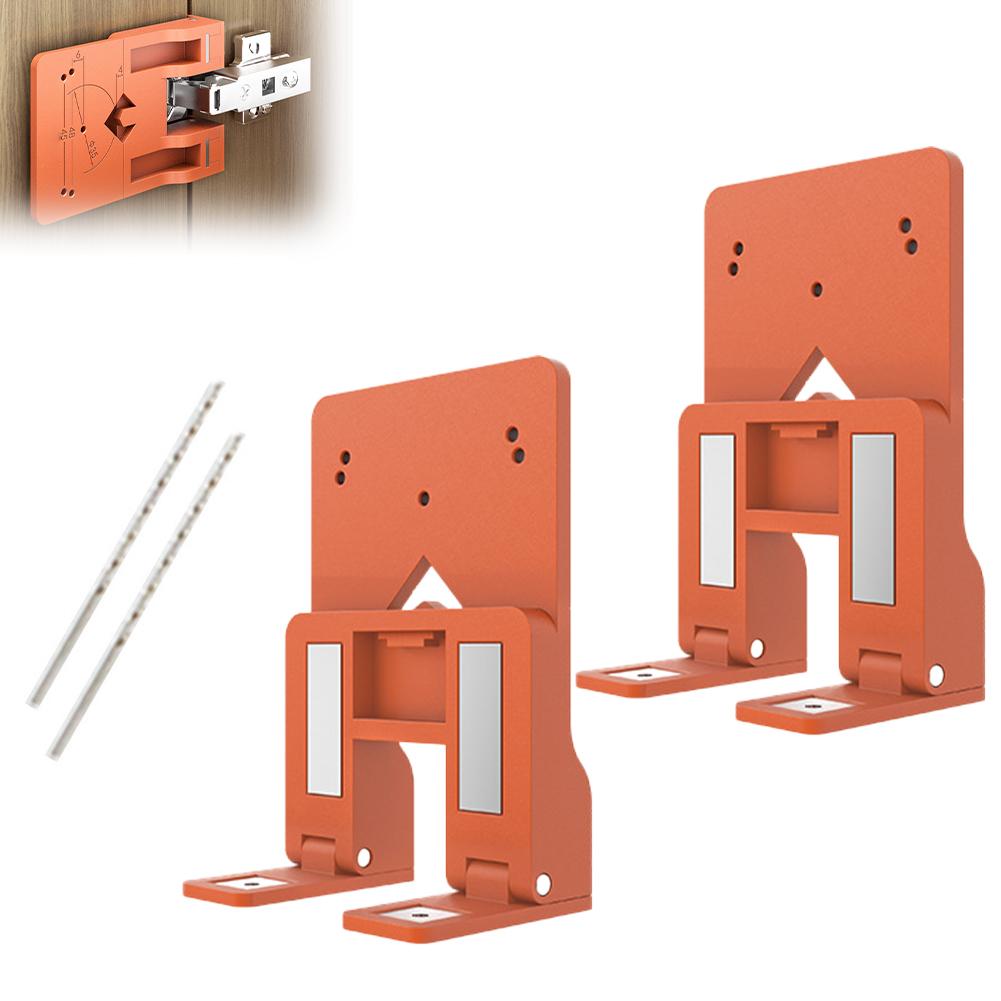 Seam Fixing Plate Cabinet Door Quick Installation Positioning Plate Foldable Fixing Plate Hinge Installation Positioning