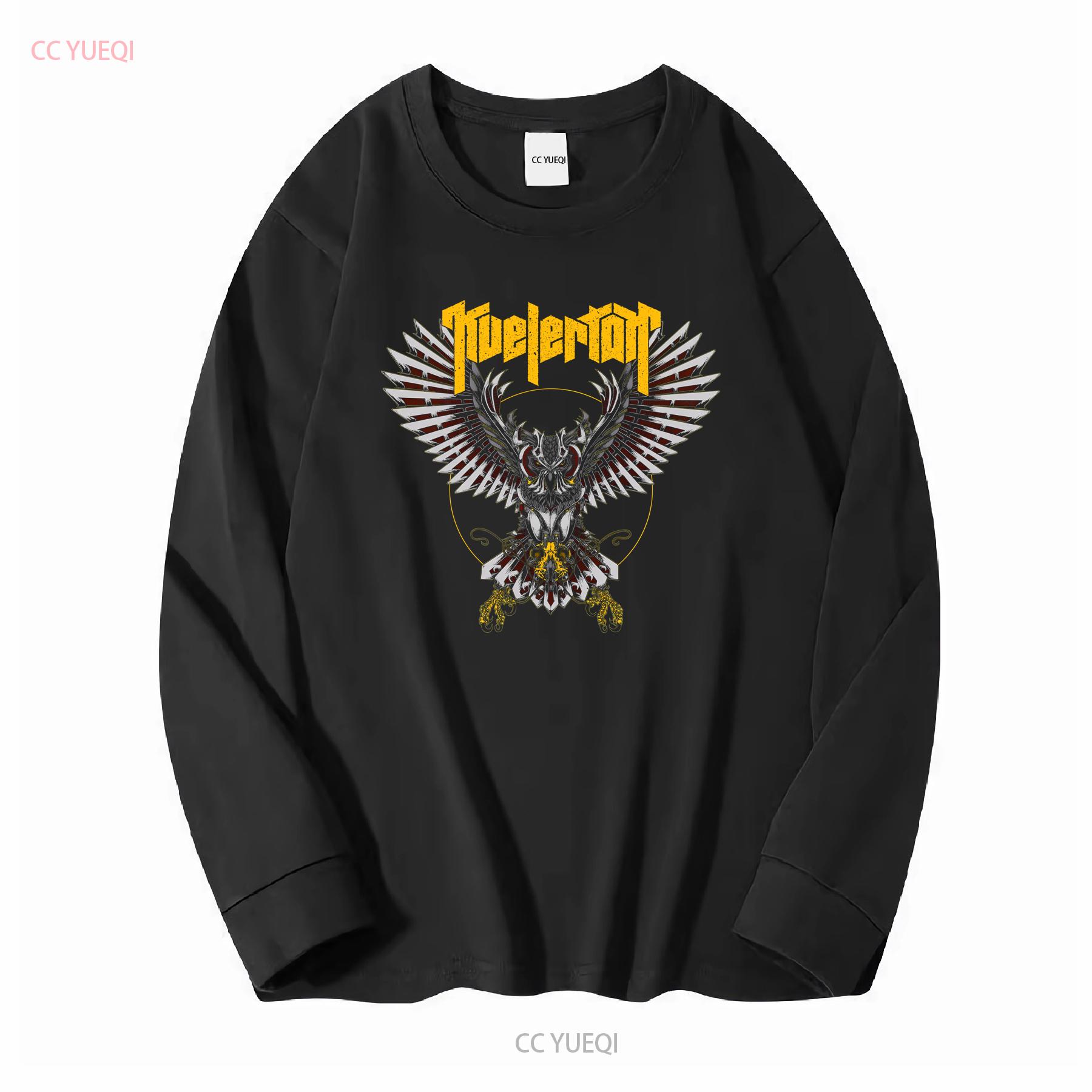 

Kvelertak Robot Owl Mens Black T Shirt Size S 5XL vintage Washed Soft homme graphic Top For Everyday Wear Versatile XL
