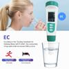 Portable 5 In1 Water Test Pen LCD Display 0-9999PPM PH Meter Digital Waterproof Water Quality Test Pen