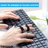 TRIGGOX Trigger Finger Splint Finger Protection Buddy Loops Adjustable [Set of 10]