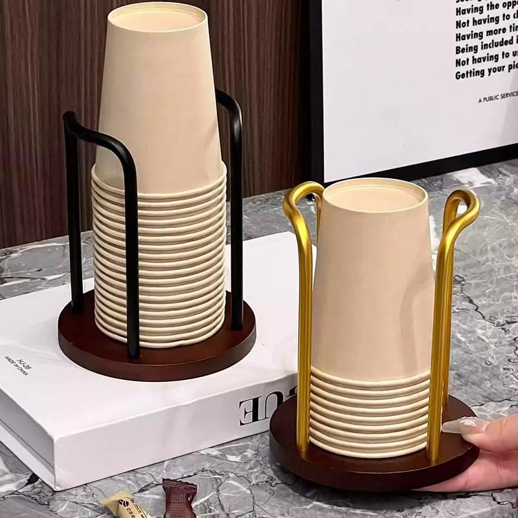 Newcomer Discount: Paper Cup Holder & Dispenser for Coffee Table