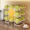 Iron Metal Cup Holder 2/3 Layers Wine Water Bottle Holder Creative Cup Storage Rack  Pantry