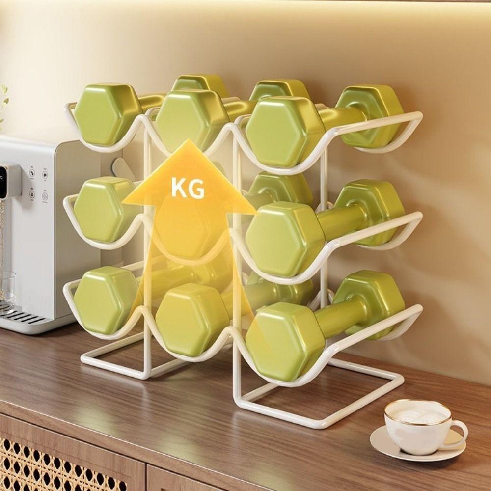Iron Metal Cup Holder 2/3 Layers Wine Water Bottle Holder Creative Cup Storage Rack Pantry