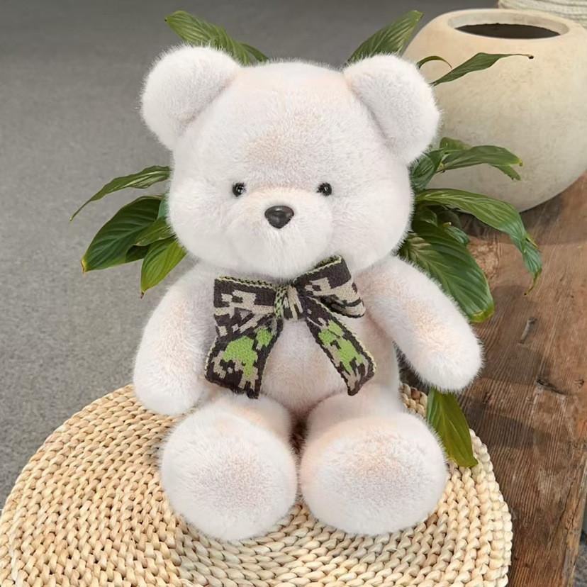 Teddy Brown Large Bear Plush Toys Short Cute Cartoon Kids Collectors Gift Doll