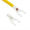 Forked U-Shaped Copper/Brass Wire Terminal Lugs - Cold-Pressed, 1000 Pcs Bag