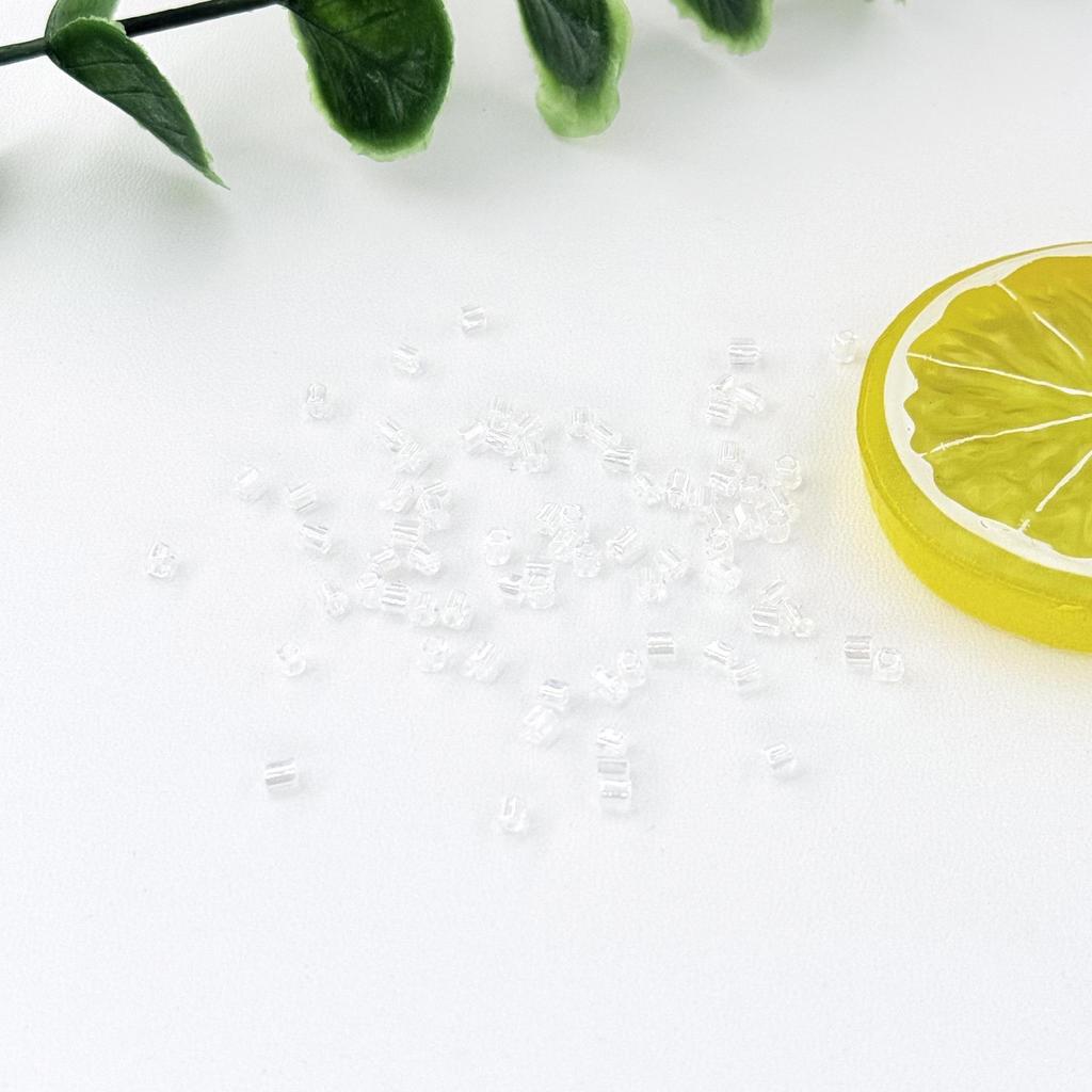 Handmade Transparent Glass Seed Beads Bracelet & Necklace Accessories