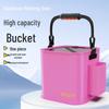 Foldable EVA Multipurpose Fish Tank & Breeding Bucket - Transparent Outdoor Fishing Gear