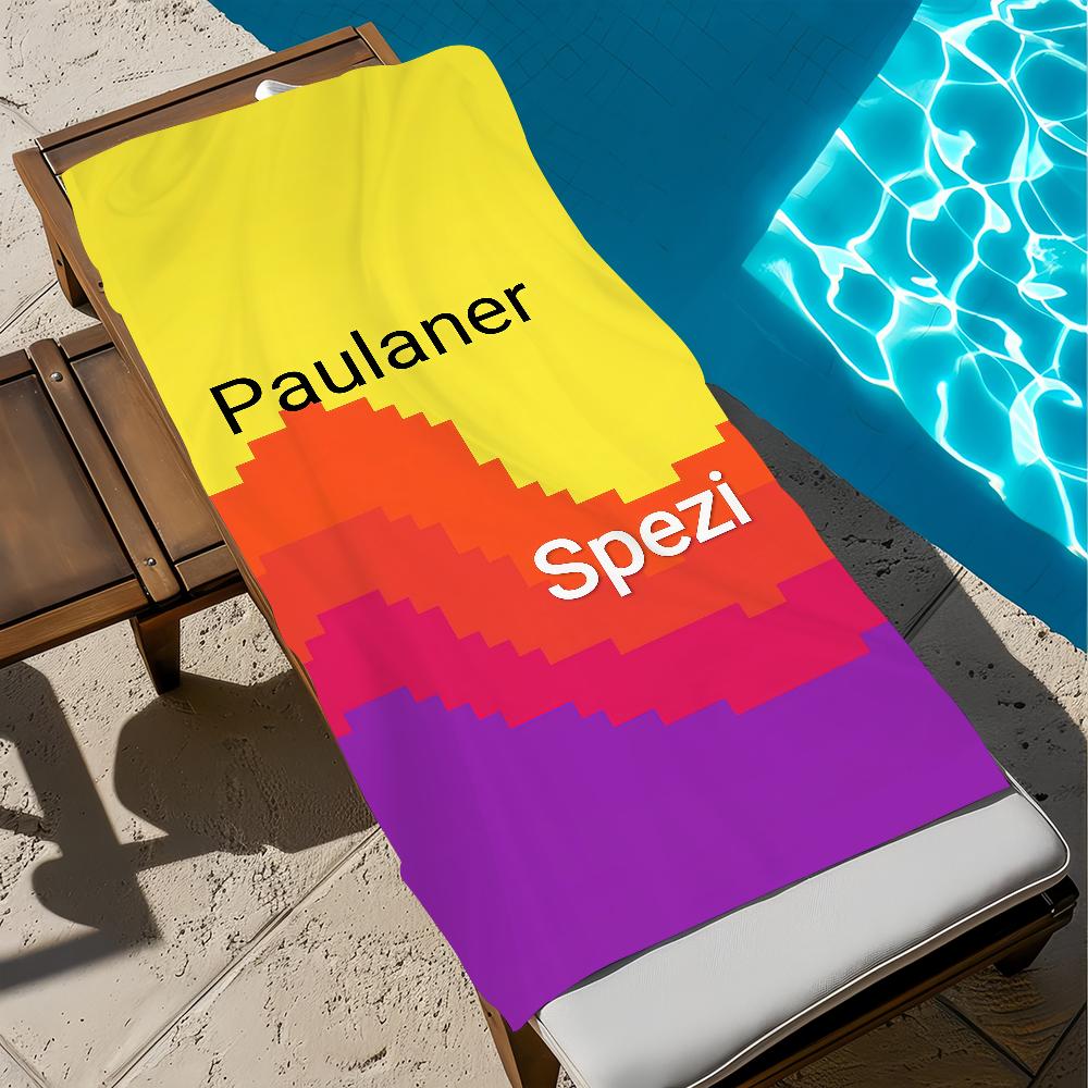 P-Paulaner S-Spe-zi Handtuch Groß Schnelltrocknendes Mikrofaser weich Strandhandtuch für Reisen Fitness Sauna Baden Camping