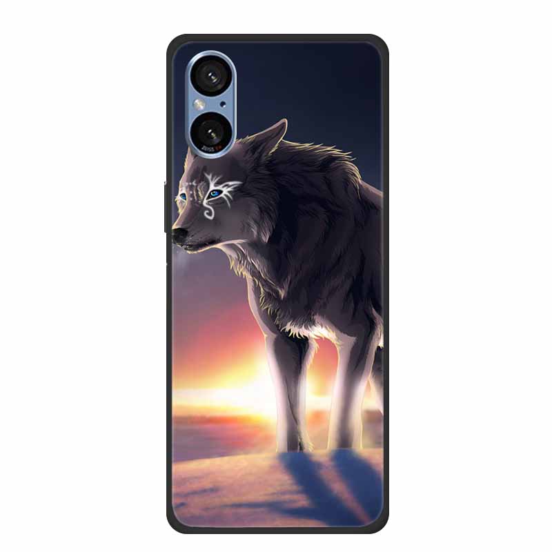 Coole Silikonhülle für Sony Xperia 5 V Hülle Gedruckte Mode Weiche Rückseite für Sony Xperia 5V Hülle Schutzhülle Gedruckte Schalen
