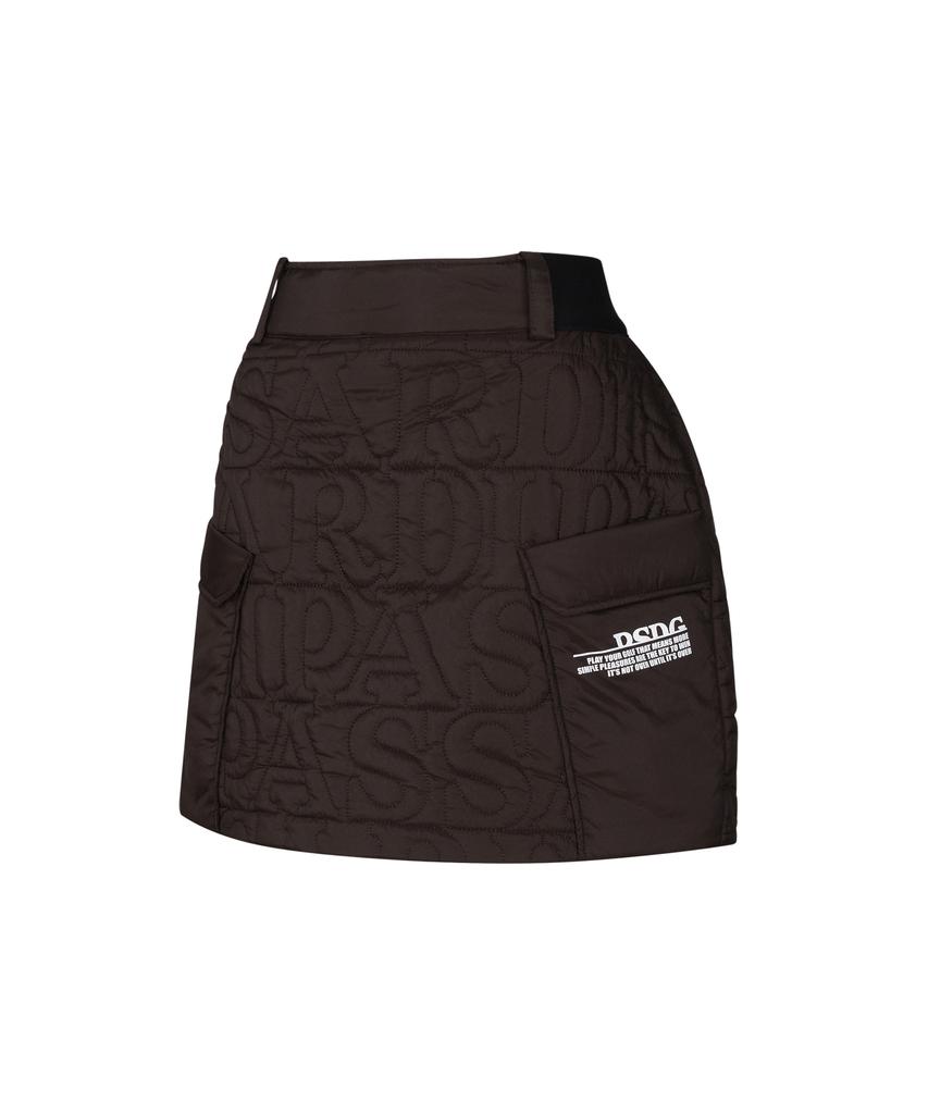 Pasadigolpeu Logo Quilted Skirt