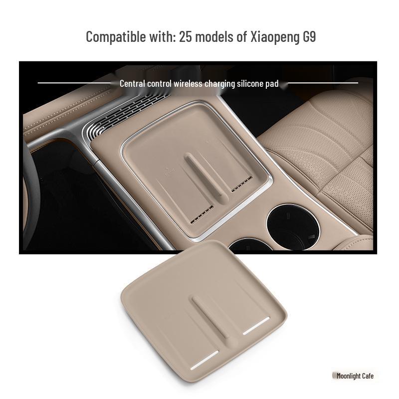

Silicone Anti-Slip Charging Mat for 2025-2026 XPeng G9: Center Console Protection & Car-Specific Accessory.