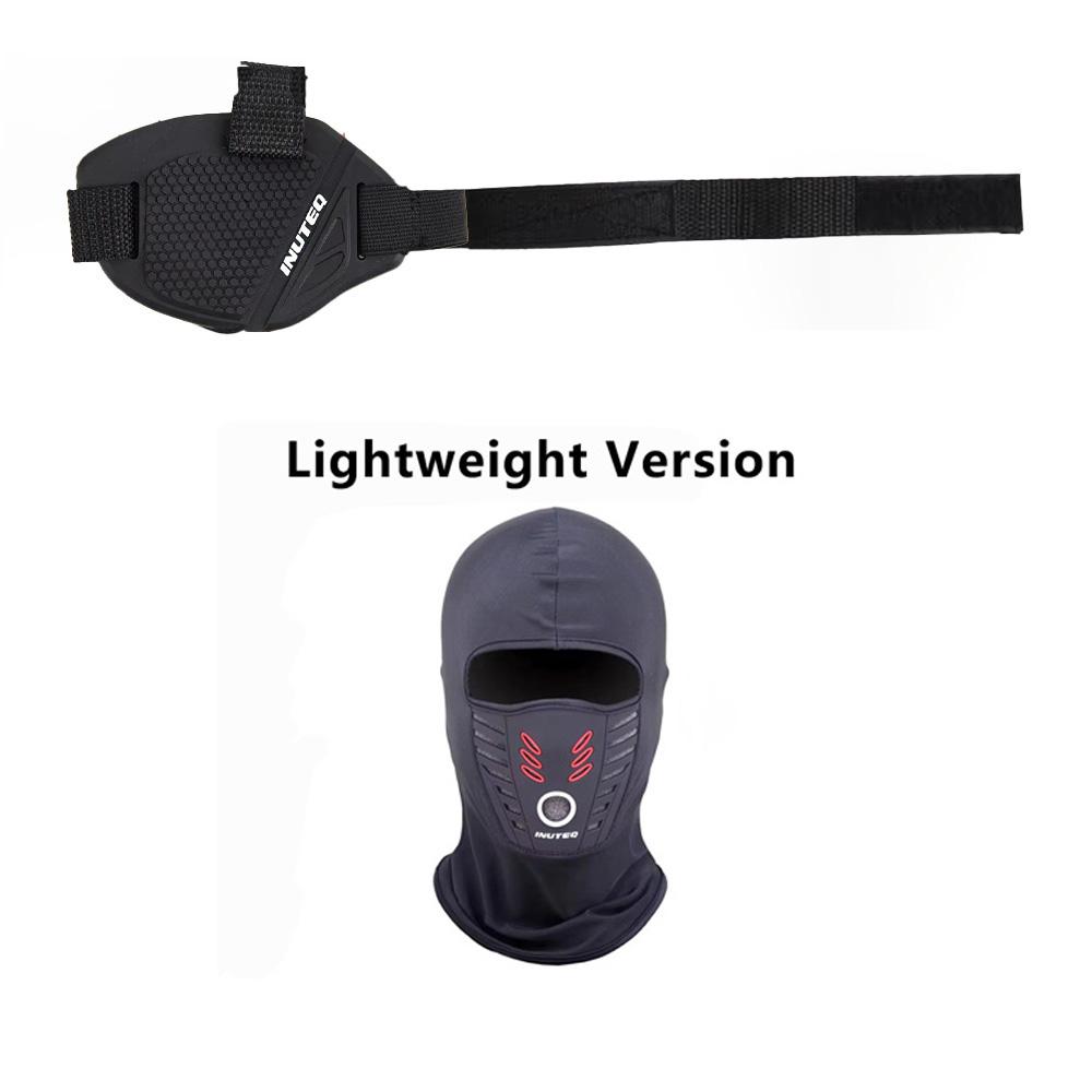 

Anti-Slip Gear Shoes Cover Motorcycle Moto Boots Shifter Guards Protector Shift Pad and Cold-Proof Thermal Scarf Winter Ski Hat