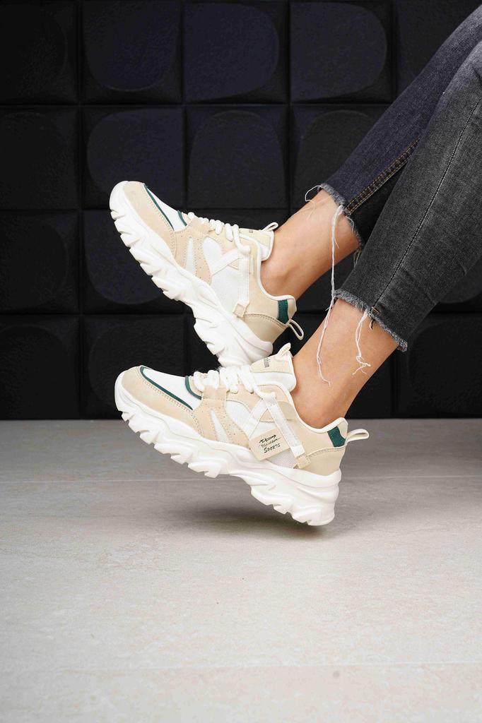Unisex Casual Leather Platform Sneakers - 2025 Autumn Thick Sole