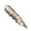 1PC Cool Men Boys Punk Gothic Rock Scroll Joint Armor Knuckle Metal Full Finger Rings Gold Cospaly DIY Rings