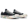 Roy Wang x Converse Chuck 70 bequeme und vielseitige Low-Top-Canvas-Schuhe für Damen und Herren in Schwarz