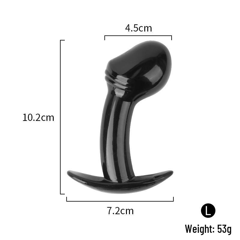 Soft Silicone Prostate Massager and Anal Beads - G-Spot and SM Erotic Supplies