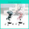 Stroller Kids Ultra Lightweight Foldable Convertible Seat One Button Rotation