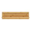 Wall Shelf - EBUY24 - DJEGA - Natural Bamboo - Metal - 45x10x12 Cm