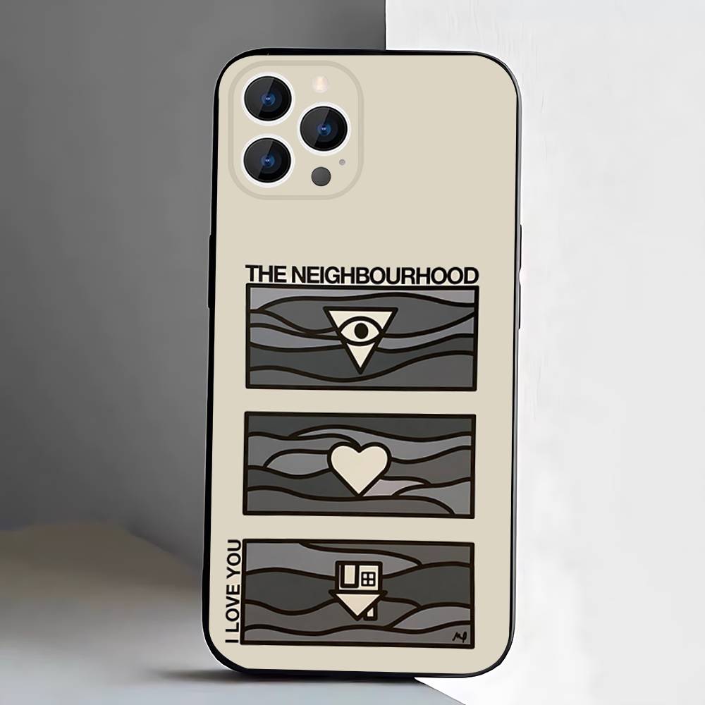 Band The N-Neighbourhood Phone Case For iPhone 17,16,15,14,13,12,Pro,Max,Plus,E,SE4,Air,Mini Black Soft Box