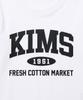 Kimseupeulesikoteunmakes Kim'S College T-Shirt White