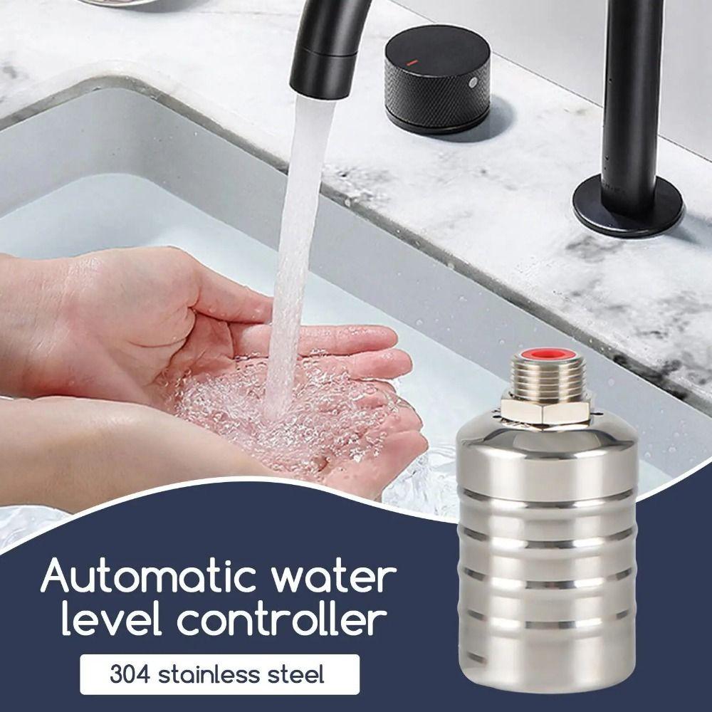 Stainless Steel Water Tank Shutoff Valve Waterproof Automatic Closing Valve  Kitchen