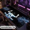 Großes Mauspadd Lionel Messi Benutzerdefinierter Name Text Personalisierte Schreibtischunterlage Rutschfestes Gaming-Pad