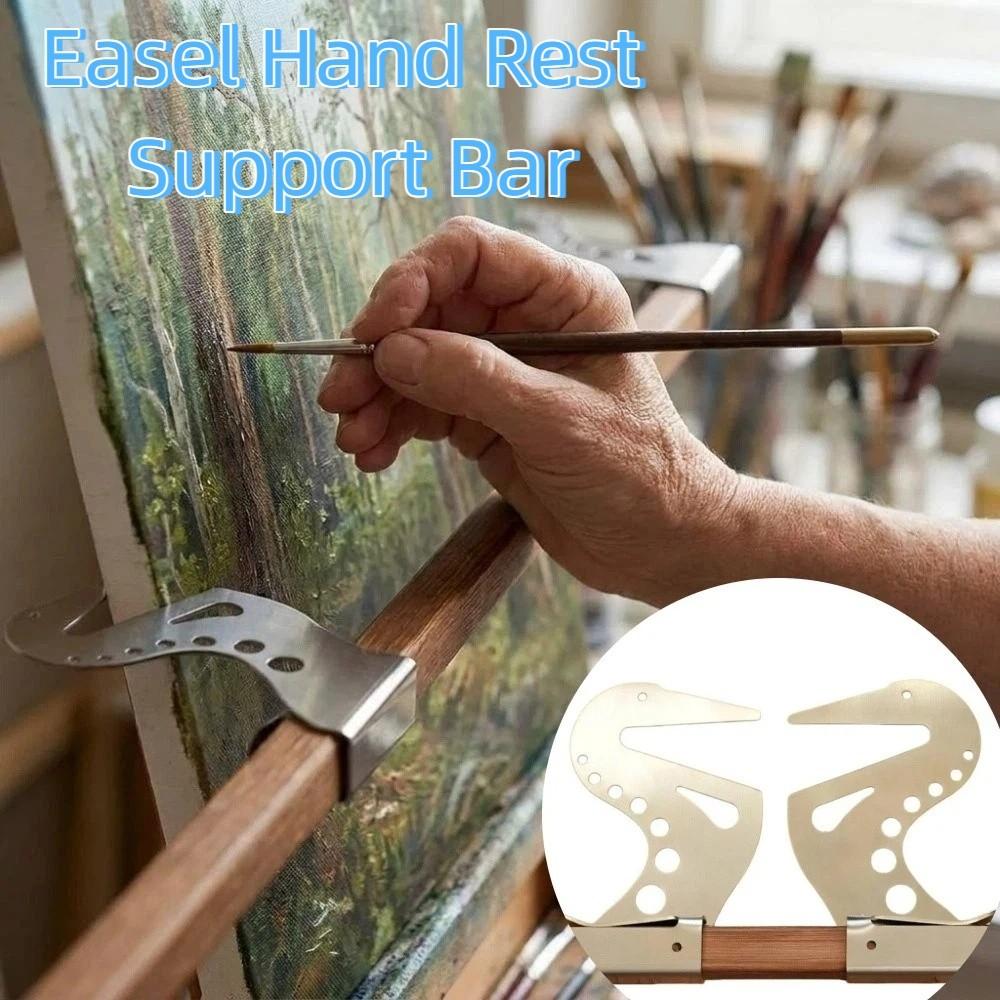 Adjustable Artist Hand Support Bridge Stainless Steel Easel Crossbar Hand Holder Detail Work