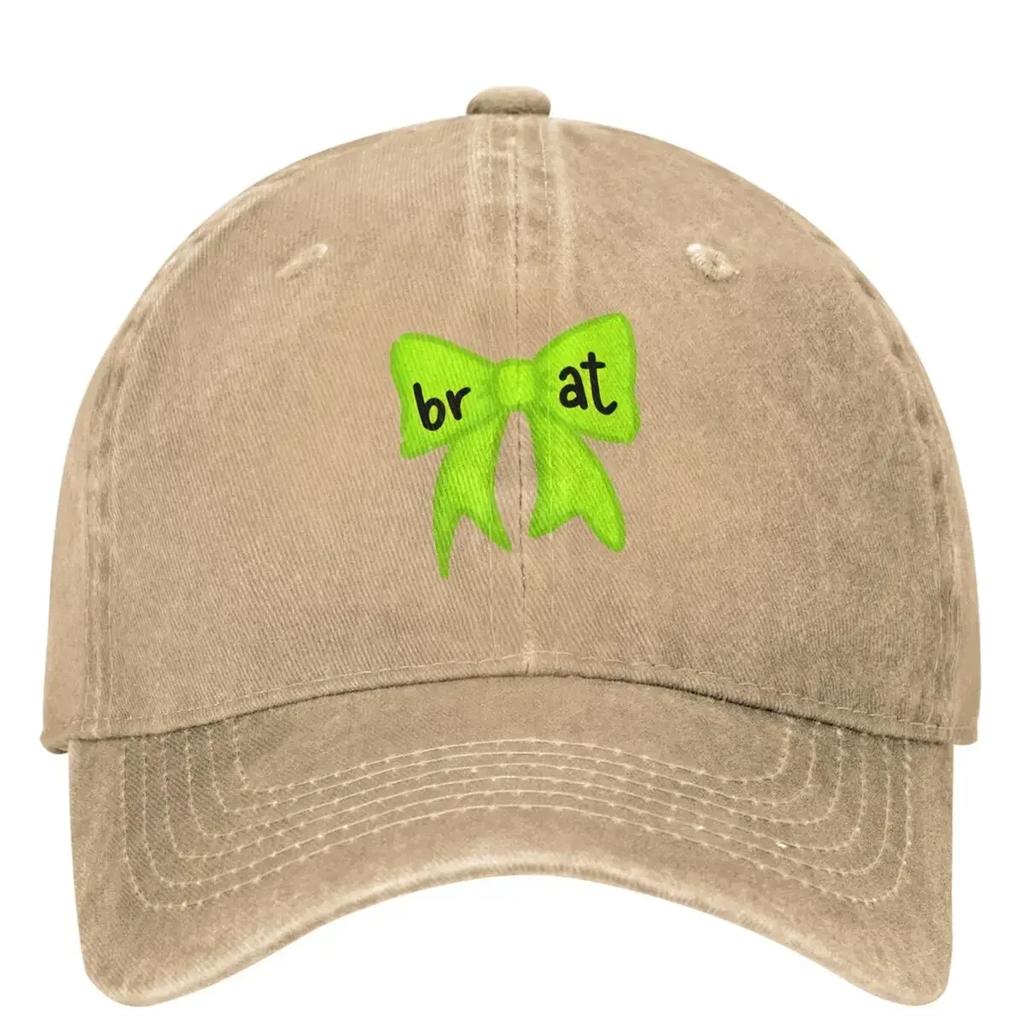 Brat Album Green Charli Xcx Baseball Cap Outdoor Gym Dropshipping Trucker Dad Hat Unisex Adult Fashion SunProof Snapback Cap