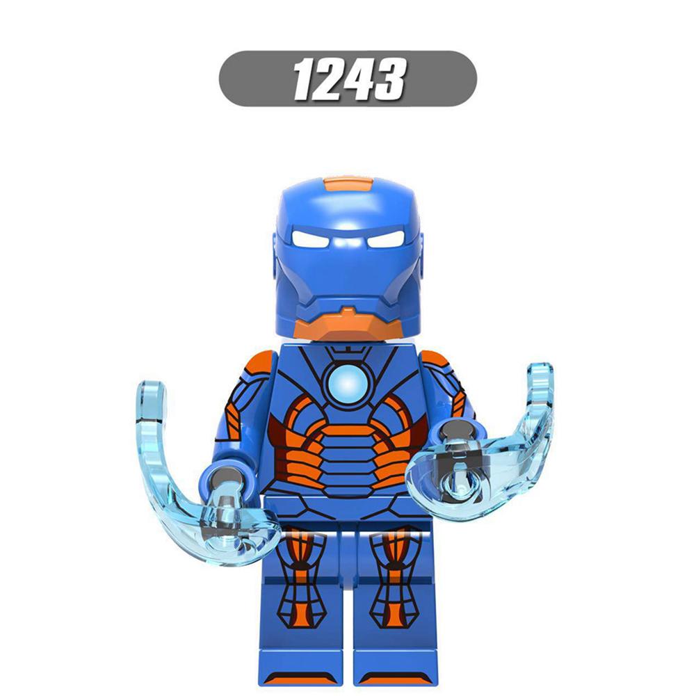 Minifigure Building Blocks Avengers 4 Iron Man Building Bricks Toys Children Early Learning Toys