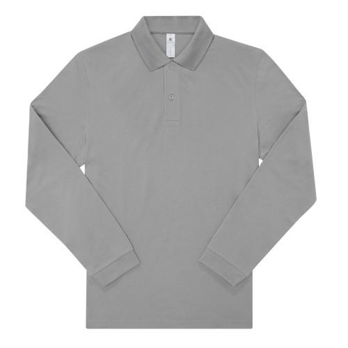 B&C Mens My 180 Long-Sleeved Polo Shirt