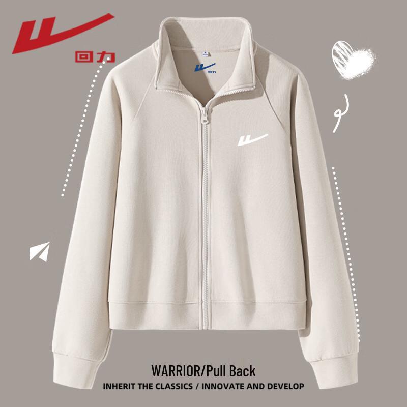 Warrior Women's Stand Collar Short Zip-Up Sweatshirt