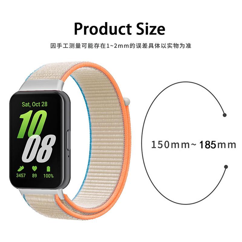 Nylonový pásek pro Samsung Galaxy Fit 3 Nastavitelný elastický náramek s poutkem na hodinky pro Samsung Galaxy Fit3 Náhradní pásek