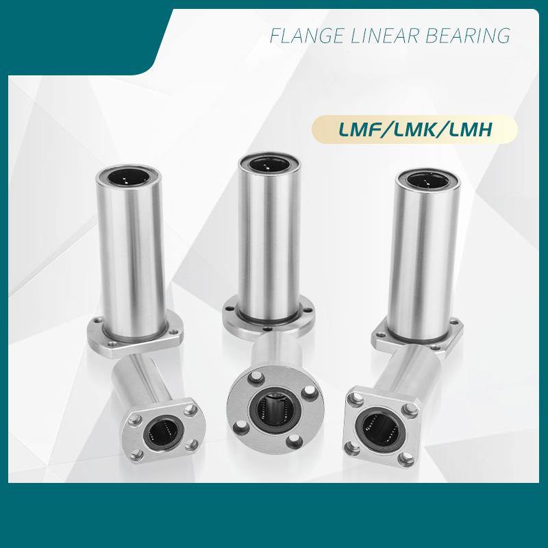 LMK/LMF/LMH Bearing Steel  Flange Type Extended Linear Bearing  DIY Automation Accessories  CNC Machining Parts