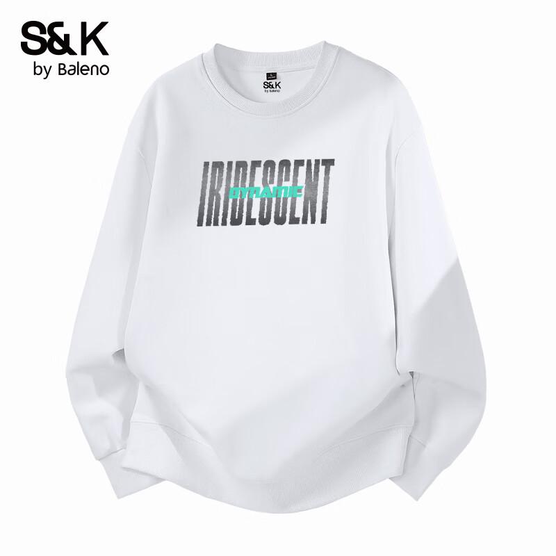 

Baleno Men s S&K Series Loose Fit Letter Print Sweatshirt 2XL
