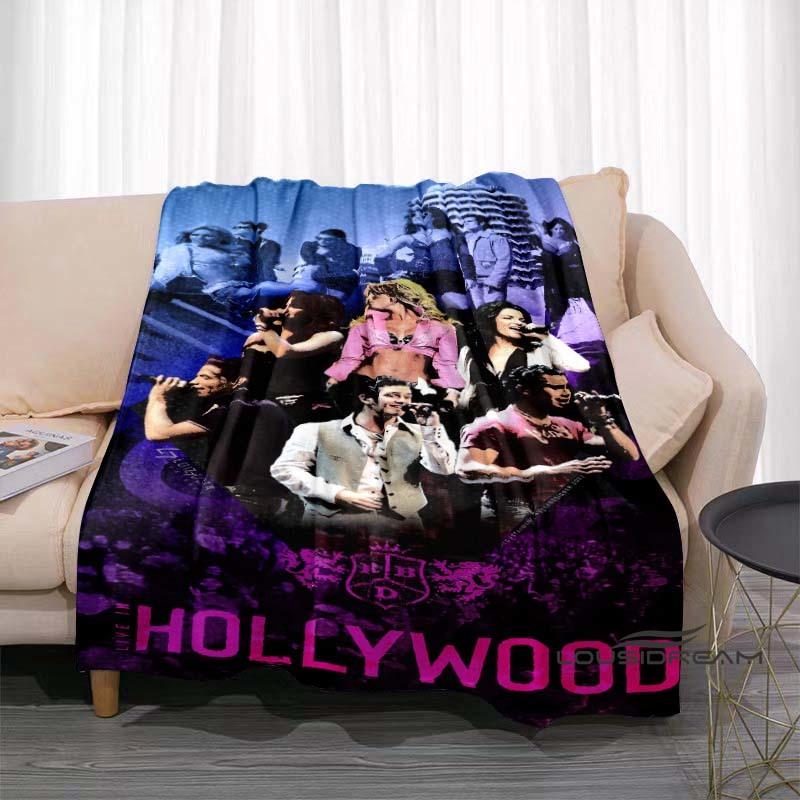 Customizable Mexican Pop Band RBD Printed Blanket Picnic Blanket Warm Soft and Comfortable Blanket Home Travel Birthday Gift