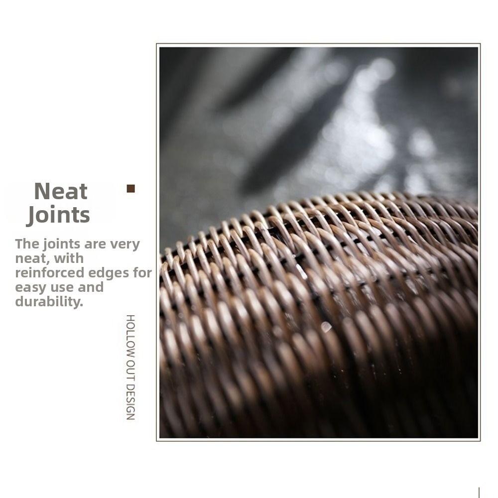 Mehrzweck-Brotfruchtkörbe Handgeflochtenes Aufbewahrungstablett Imitation Rattan Korb Küche Picknick