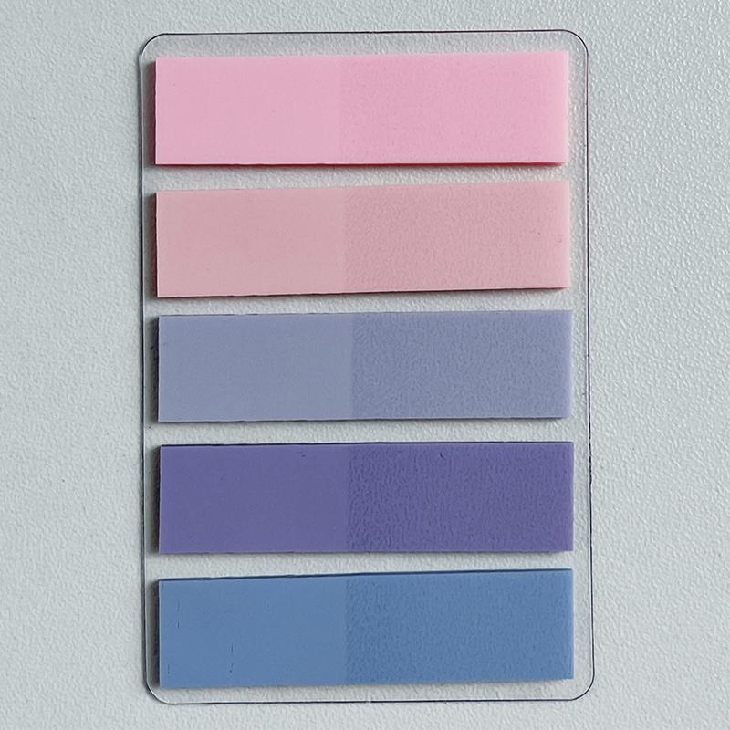 1Set Note Adezive Transparente Culoare Vintage Morandi Autocolant Paster Blocnotes PET