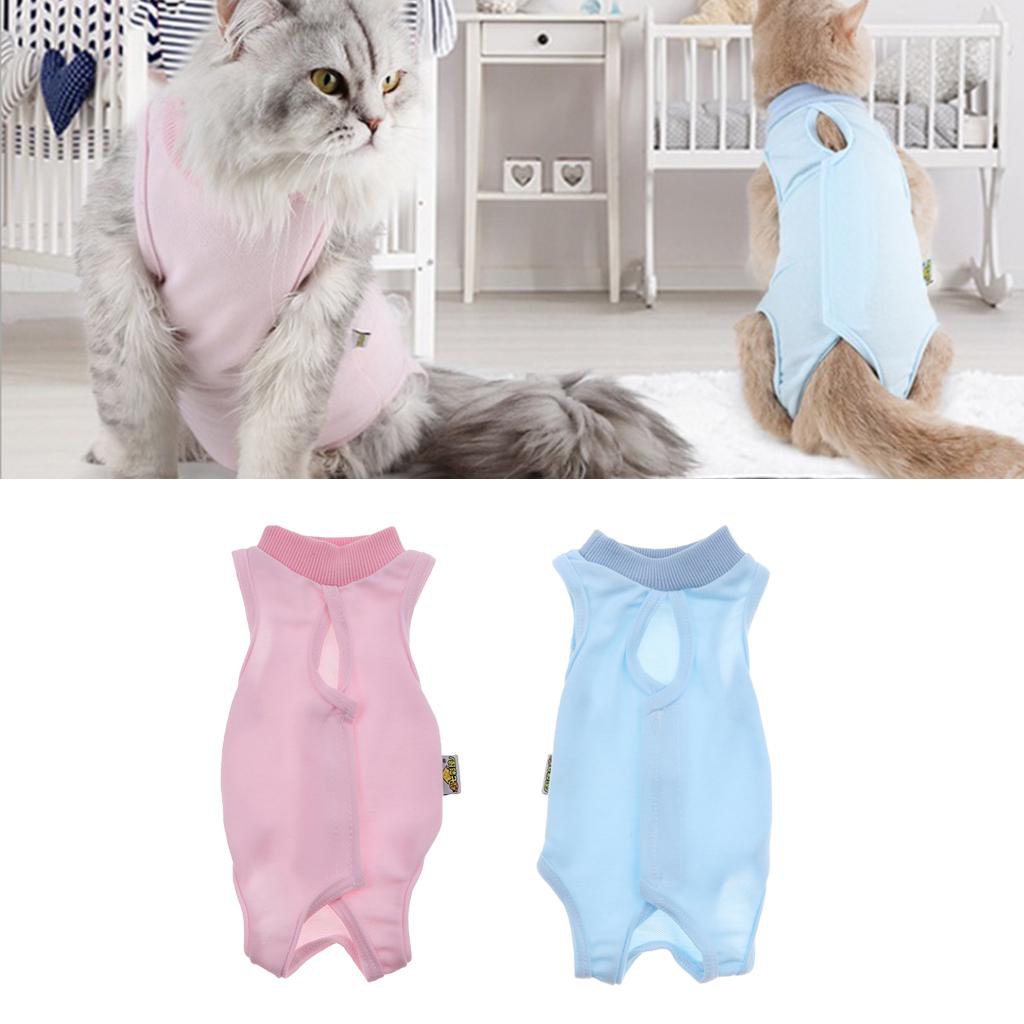 Buy 2 Pcs Recovery Suit for Cat Sterilization Care Wipe Medicine