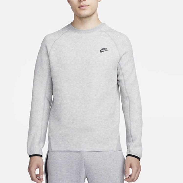 Nike Sportswear Tech Fleece Crew Asia Sizing 'Grey' Men's FB7917-063