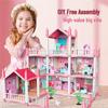 Cross-border Luminous Princess Playhouse Dollhouse Assembly Toy for Girls